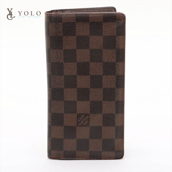 Louis Vuitton Damier Ebene Long Card Wallet