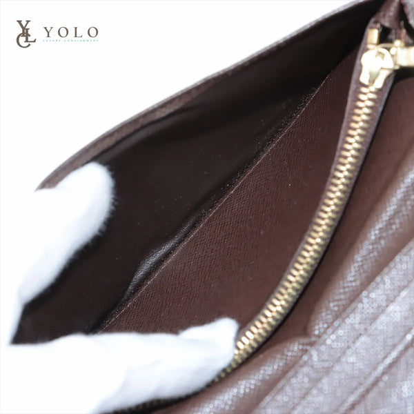 Louis Vuitton Damier Ebene Long Card Wallet 4