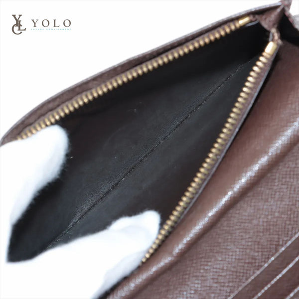 Louis Vuitton Damier Ebene Long Card Wallet 6