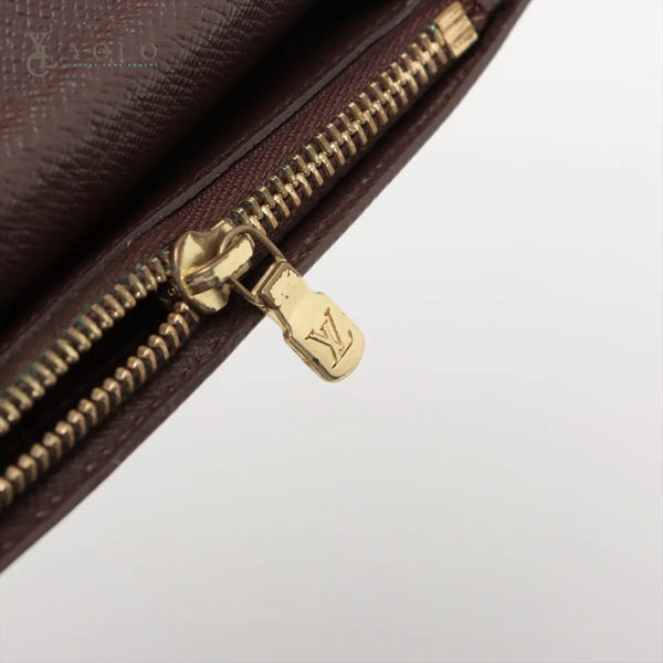 Louis Vuitton Damier Ebene Long Card Wallet 8