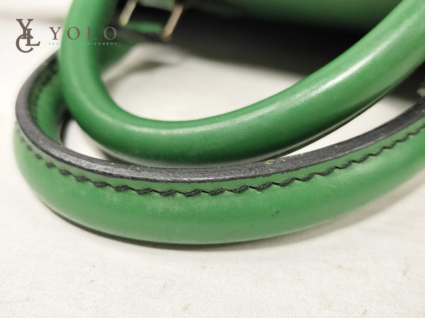 Louis Vuitton Epi Green Speedy 35 Bag