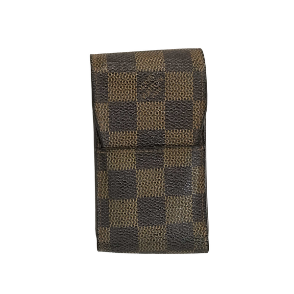 Louis Vuitton Damier Ebene Étui Lipstick Holder – Vintage Cigarette Case & Compact Pouch