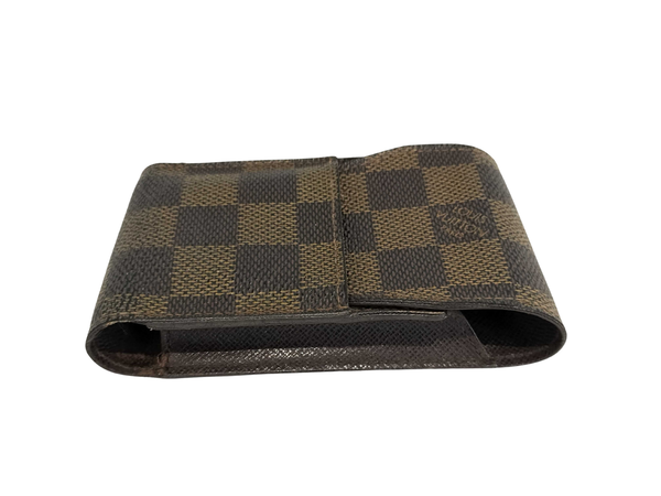 Louis Vuitton Damier Ebene Étui Lipstick Holder – Vintage Cigarette Case & Compact Pouch
