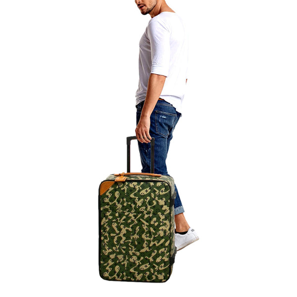 Louis Vuitton x Takashi Murakami Monogramouflage Pegase 60 Rolling Suitcase, authentic pre-loved handbag, image 12