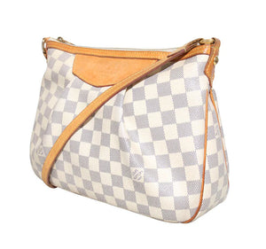 Louis Vuitton Siracusa PM Damier Azur Crossbody Bag – LV Shoulder