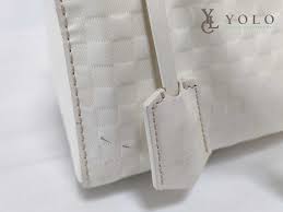 Louis Vuitton Damier Facette Speedy Cube Cream Bag Limited Edition LV