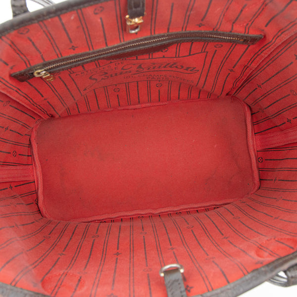 Louis Vuitton Damier Ebene Neverfull MM Tote Bag
