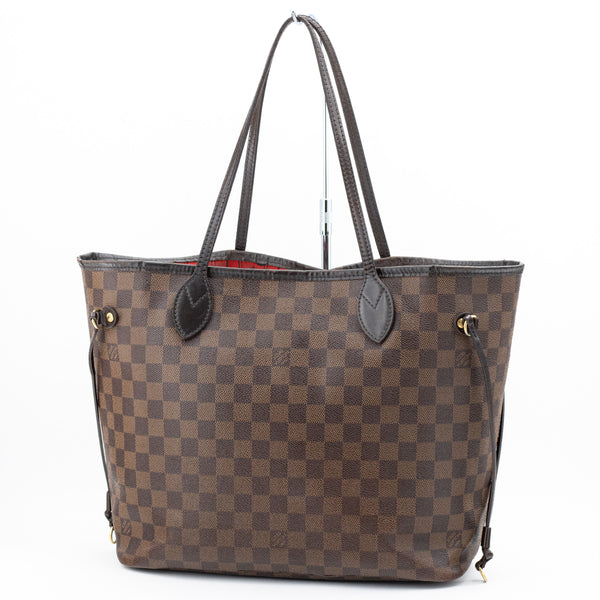 Louis Vuitton Damier Ebene Neverfull MM Tote Bag