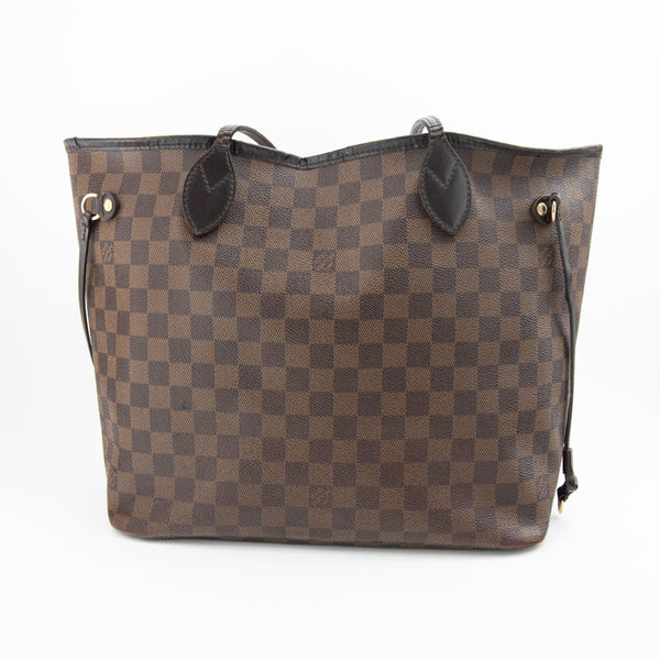 Louis Vuitton Damier Ebene Neverfull MM Tote Bag
