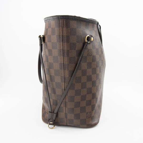 Louis Vuitton Damier Ebene Neverfull MM Tote Bag