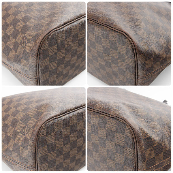 Louis Vuitton Damier Ebene Neverfull MM Tote Bag