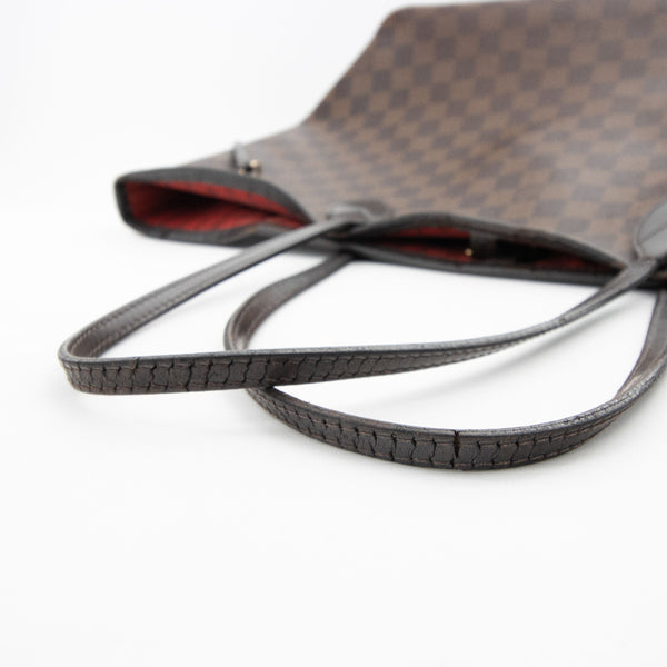 Louis Vuitton Damier Ebene Neverfull MM Tote Bag