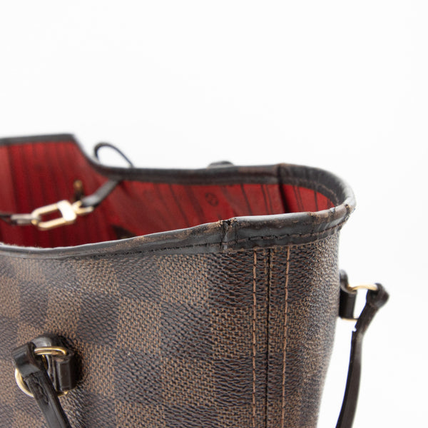 Louis Vuitton Damier Ebene Neverfull MM Tote Bag