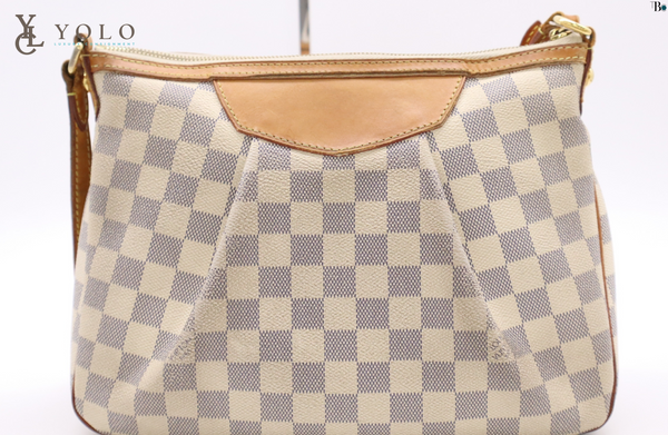 Louis Vuitton Damier Azur Siracusa PM Crossbody Bag