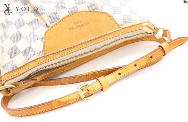 Louis Vuitton Damier Azur Siracusa PM Crossbody Bag