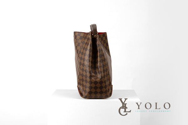 Louis Vuitton Damier Ebene Caissa Hobo Bag