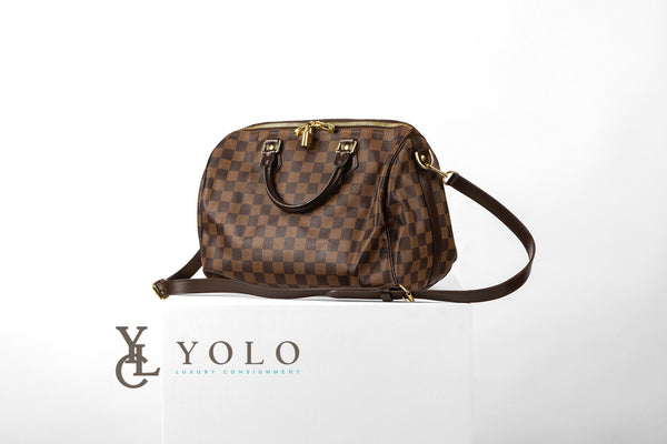 Louis Vuitton Damier Ebene Speedy Bandouliere 30 NM Bag