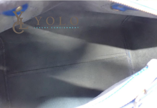 Louis Vuitton Epi Blue Speedy 30 Bag