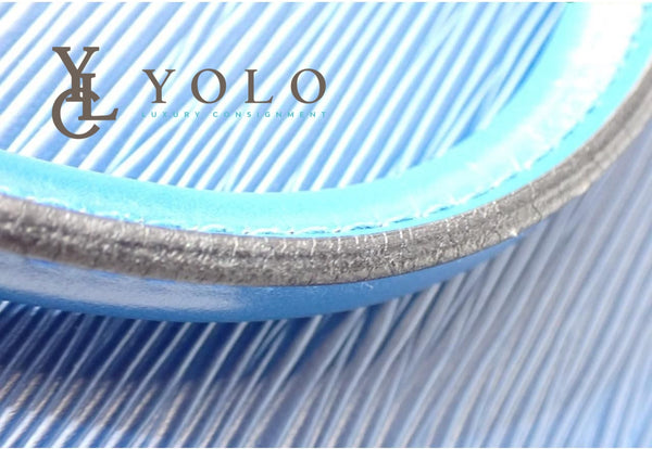 Louis Vuitton Epi Blue Speedy 30 Bag