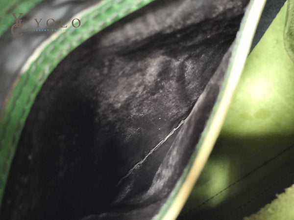 Louis Vuitton Epi Green Speedy 35 Bag