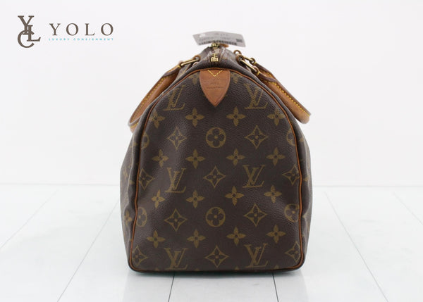 Louis Vuitton Monogram Speedy 30 Bag
