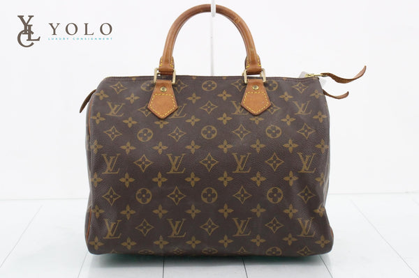 Louis Vuitton Monogram Speedy 30 Bag