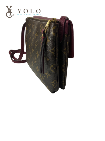 Louis Vuitton Monogram Twice Double Pouchette Bag