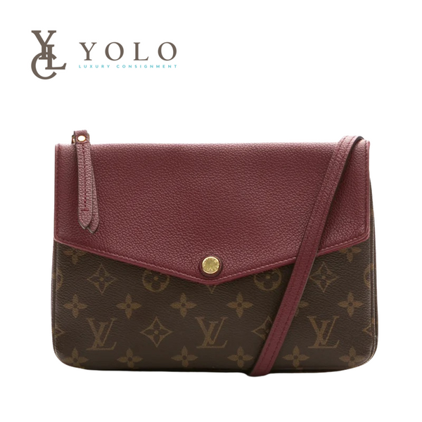 Louis Vuitton Monogram Twice Double Pouchette Bag