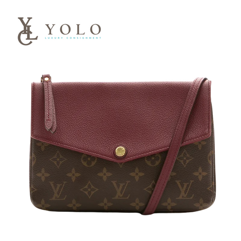 Louis Vuitton Monogram Twice Double Pouchette Bag
