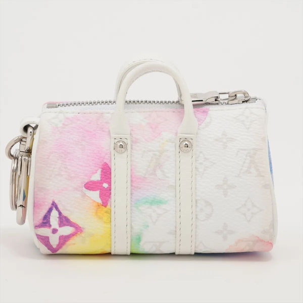 Louis Vuitton Monogram Watercolor Porte Cles Mini Keepall Key Holder & Bag Charm