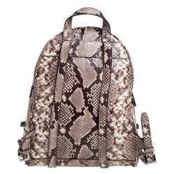 Michael Kors Python Embossed Leather Rhea Backpack