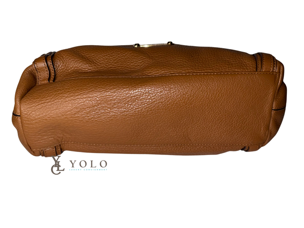 Michael Kors Leather Leigh Studded Convertible Shoulder Bag