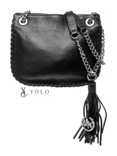 Michael Kors Leather Whipped Chelsea Small Crossbody Bag