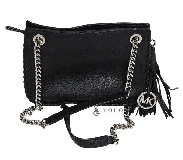 Michael Kors Leather Whipped Chelsea Small Crossbody Bag