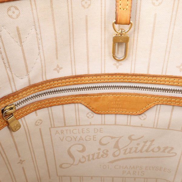 Louis Vuitton Damier Azur Neverfull GM Tote Bag