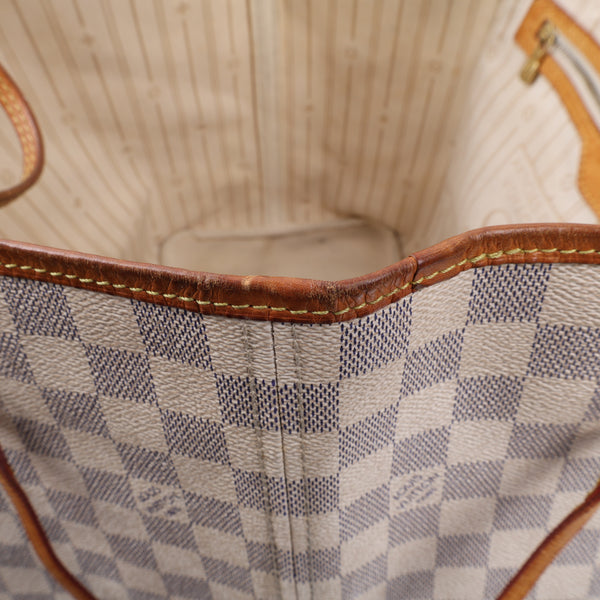 Louis Vuitton Damier Azur Neverfull GM Tote Bag