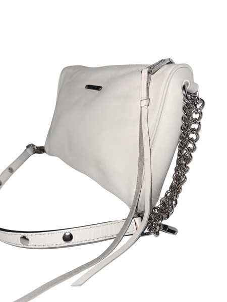 Rebecca Minkoff Leather 3-Zip Moto Crossbody Bag