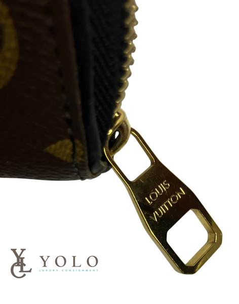Louis Vuitton Black Monogram Zippy Retiro Wallet