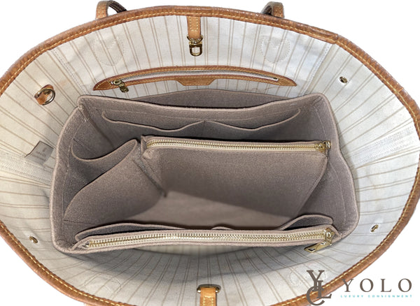 Louis Vuitton Damier Azur Neverfull MM Tote Bag