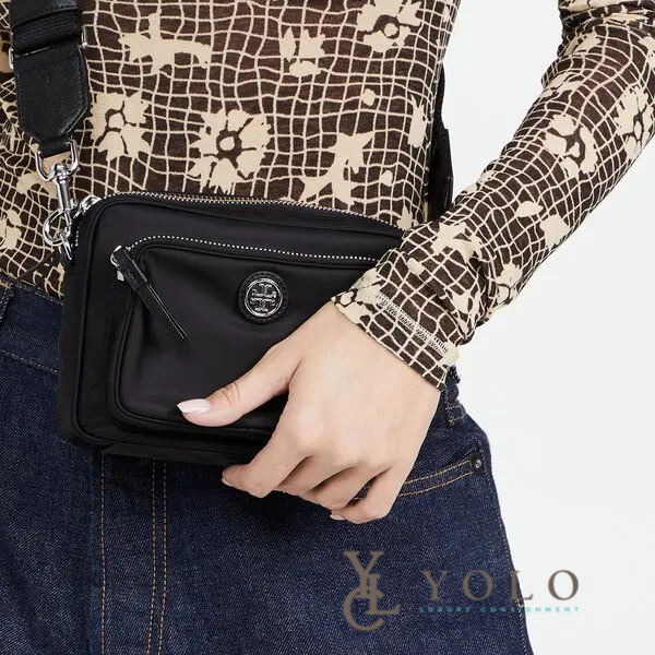 Tory Burch Nylon Mini Camera Crossbody Bag