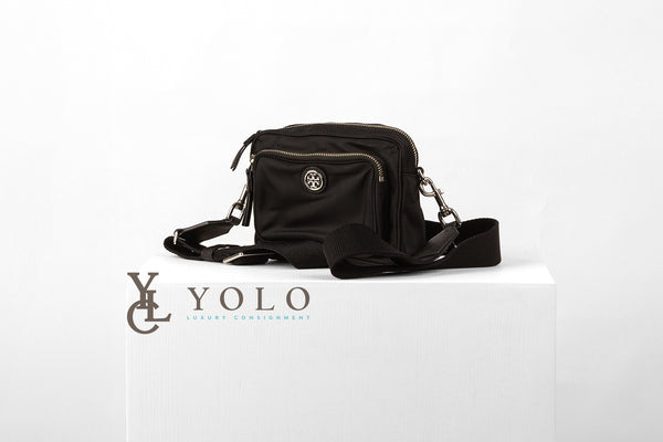 Tory Burch Nylon Mini Camera Crossbody Bag