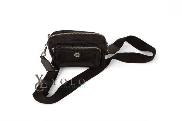 Tory Burch Nylon Mini Camera Crossbody Bag