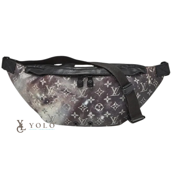 Louis Vuitton Limited Edition Black Monogram Discovery Galaxy BumBag