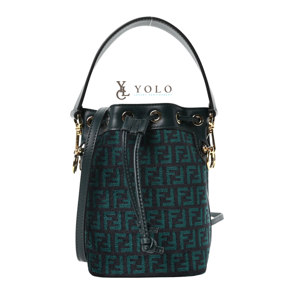 Fendi Limited Edition Leather Mon Tresor Mini Bucket Bag