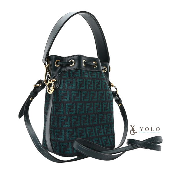Fendi Limited Edition Leather Mon Tresor Mini Bucket Bag