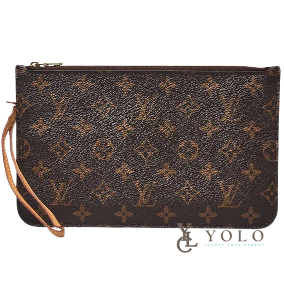 Louis Vuitton Monogram Neverfull Wristlet Pouchette