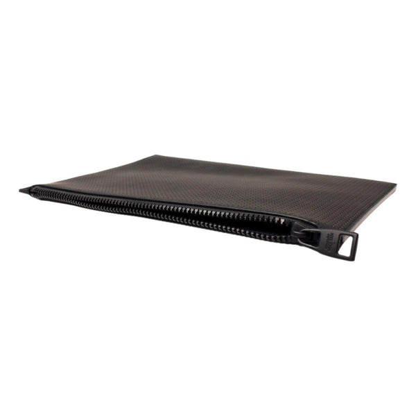 Alexander McQueen Black Leather Perforated Flat Pouch in Black, authentic new wallet, image 6
