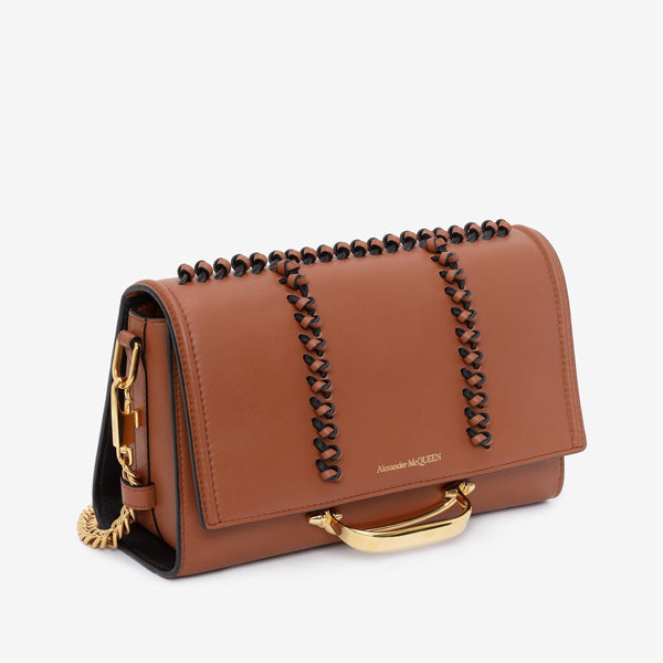 Alexander McQueen The Story Knotted Brown Handbag in Brown, authentic new handbag, image 5