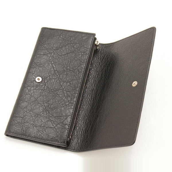 Balenciaga Antracite Grey Arena Leather Long Wallet in Grey, authentic new wallet, image 4
