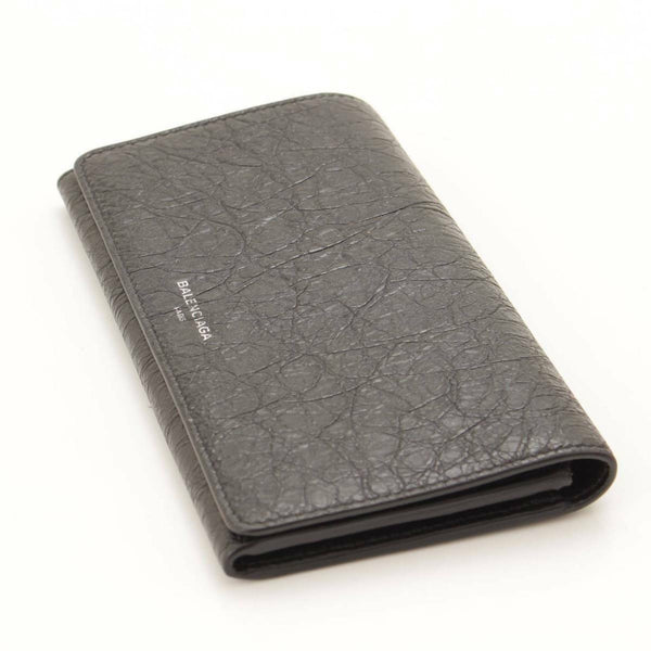 Balenciaga Antracite Grey Arena Leather Long Wallet in Grey, authentic new wallet, image 3
